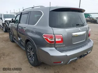 2018 Nissan Armada SL with VIN JN8AY2ND9J9059697, listed as a IAAI auction lot 41386883 with 125,168 mi miles. Bid and sale history available at carsss.com. Image 3.