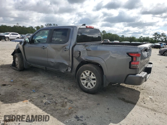 2022 Nissan Frontier SV with VIN 1N6ED1EK8NN680666, listed as a Copart auction lot 59164865 with 57,697 mi miles and Salvage title. Bid and sale history available at DreamBid. Image 2.