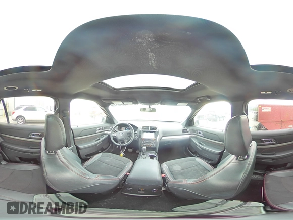 2019 Ford Explorer XLT with VIN 1FM5K8D88KGB05292, listed as a Copart auction lot 59758145 with 97,353 mi miles and Salvage title. Bid and sale history available at DreamBid. Image 15.