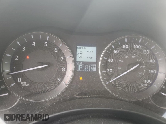 2013 Infiniti M z VIN JN1BY1AR5DM604133, wystawiony jako Copart lot #56890095 z przebiegiem 202 593 mil mil oraz Szkoda całkowita • Salvage title. Historia ofert i sprzedaży dostępna na DreamBid. Obrazek 9.