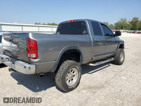 2005 Dodge 2500 SLT with VIN 3D7KS28D35G902298, listed as a Copart auction lot 46449835 with 260,051 mi miles and Non Repairable. Bid and sale history available at DreamBid. Image 3.