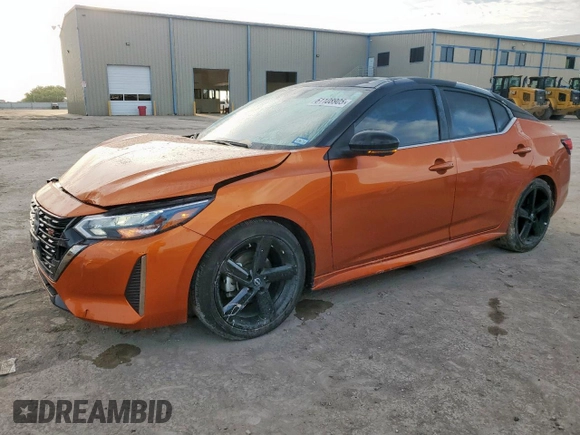 2024 Nissan Sentra SR with VIN 3N1AB8DV6RY284808, listed as a Copart auction lot 61108905 with 12,015 mi miles and Salvage title. Bid and sale history available at DreamBid. Image 1.
