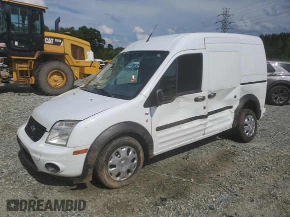 2013 Ford Transit Connect XLT z VIN NM0LS7DN5DT130184, wystawiony jako Copart lot #61374645 z przebiegiem Nie podano mil oraz Szkoda całkowita • Salvage title. Historia ofert i sprzedaży dostępna na DreamBid. Obrazek 1.