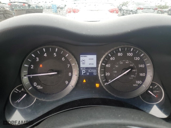2011 Infiniti M37 with VIN JN1BY1AR4BM372296, listed as a Copart auction lot 73595214 with 162,584 mi miles and Clean Title. Bid and sale history available at carsss.com. Image 9.