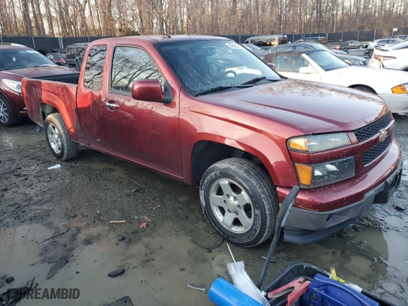 2011 Chevrolet Colorado LT w/1LT with VIN 1GCESCF93B8126574, listed as a Copart auction lot 88858285 with 0 mi miles and Non Repairable. Bid and sale history available at carsss.com. Image 4.