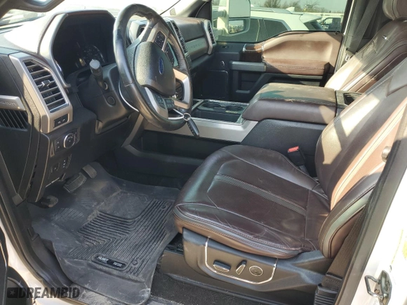 2017 Ford Super Duty F-250 SRW Lariat with VIN 1FT7W2BT3HEB46956, listed as a Copart auction lot 48768225 with 192,893 mi miles and Salvage Title. Bid and sale history available at carsss.com. Image 7.