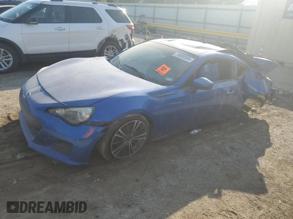 2013 Subaru BRZ Premium with VIN JF1ZCAB13D1608157, listed as a Copart auction lot 74692594 with 0 mi miles and Non Repairable. Bid and sale history available at carsss.com. Image 1.