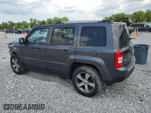 2017 Jeep Patriot High Altitude with VIN 1C4NJRFB7HD110449, listed as a Copart auction lot 62674615 with 117,397 mi miles and Salvage title. Bid and sale history available at DreamBid. Image 2.