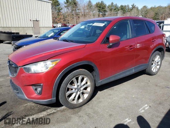 2014 Mazda CX-5 Grand Touring with VIN JM3KE4DY8E0421660, listed as a Copart auction lot 48588525 with 144,939 mi miles and Salvage Title. Bid and sale history available at DreamBid. Image 1.