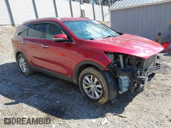 2018 Kia Sorento LX with VIN 5XYPGDA3XJG367865, listed as a IAAI auction lot 41904851 with 127,845 mi miles and . Bid and sale history available at carsss.com. Image 1.