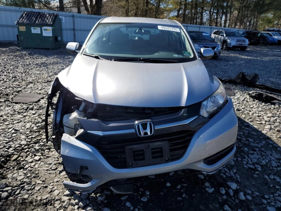 2018 Honda HR-V LX with VIN 3CZRU6H30JG727482, listed as a Copart auction lot 49525705 with 88,028 mi miles and Salvage Title. Bid and sale history available at carsss.com. Image 5.