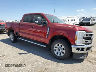 2023 Ford F-250 XL with VIN 1FT7W2BT0PEC05492, listed as a Copart auction lot 47969505 with 31,998 mi miles and Salvage title. Bid and sale history available at DreamBid. Image 4.