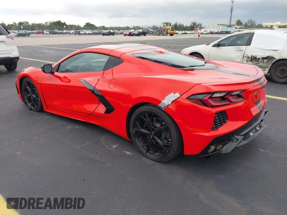 2022 Chevrolet Corvette 2LT with VIN 1G1YB2D44N5103303, listed as a IAAI auction lot 42372884 with 16,121 mi miles and . Bid and sale history available at DreamBid. Image 3.