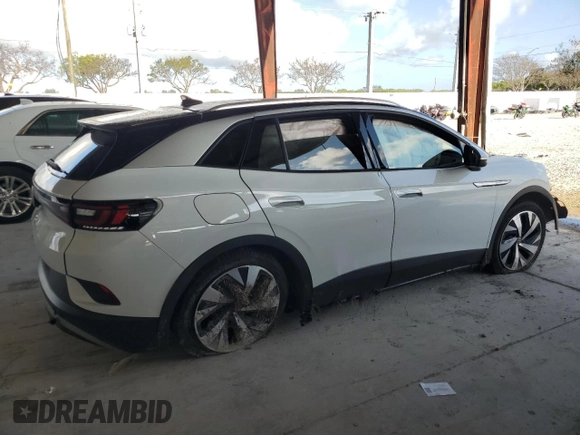 2021 Volkswagen ID.4 Pro S z VIN WVGKMPE23MP057771, wystawiony jako Copart lot #55903545 z przebiegiem 63 522 mil mil oraz Nie do naprawy • Non repairable. Historia ofert i sprzedaży dostępna na DreamBid. Obrazek 3.
