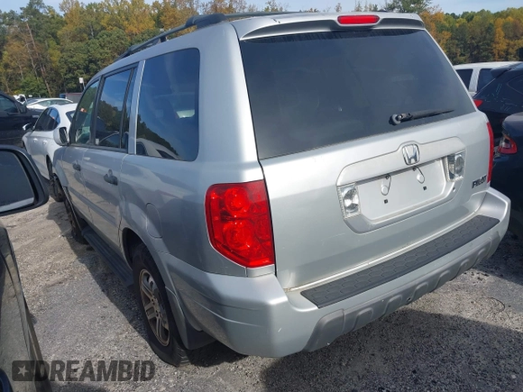 2003 Honda Pilot EX with VIN 2HKYF18593H504030, listed as a IAAI auction lot 35742950 with Not Provided miles and . Bid and sale history available at DreamBid. Image 3.