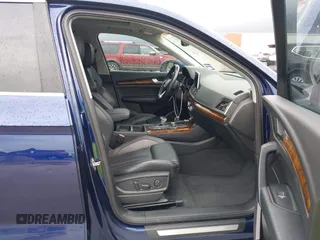 2018 Audi Q5 Premium Plus z VIN WA1BNAFY5J2104383, wystawiony jako IAAI lot #41939168 z przebiegiem 119 503 mil mil oraz . Historia ofert i sprzedaży dostępna na DreamBid. Obrazek 5.