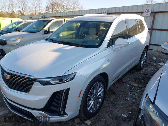 2020 Cadillac XT6 FWD Premium Luxury with VIN 1GYKPCRSXLZ207533, listed as a IAAI auction lot 41359744 with 81,689 mi miles. Bid and sale history available at carsss.com. Image 17.