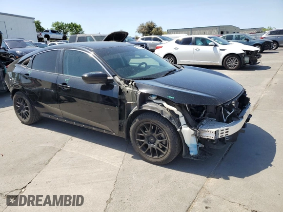2016 Honda Civic Sedan LX with VIN 2HGFC2F55GH521464, listed as a Copart auction lot 52149185 with 78,269 mi miles and Salvage Title. Bid and sale history available at carsss.com. Image 4.