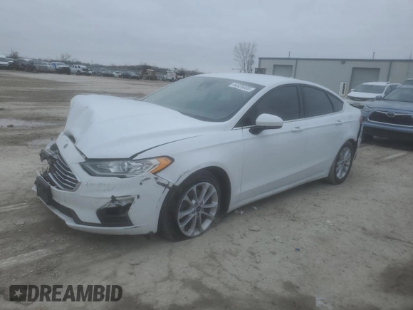 2020 Ford Fusion SE with VIN 3FA6P0HD3LR148537, listed as a Copart auction lot 44025495 with 86,270 mi miles and Salvage Title. Bid and sale history available at DreamBid. Image 1.