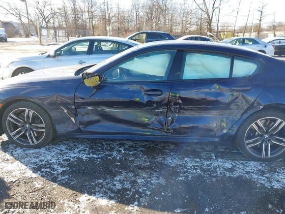 2020 BMW 8 Series 840i with VIN WBAGV4C01LCD97854, listed as a IAAI auction lot 41263040 with 66,935 mi miles. Bid and sale history available at carsss.com. Image 6.