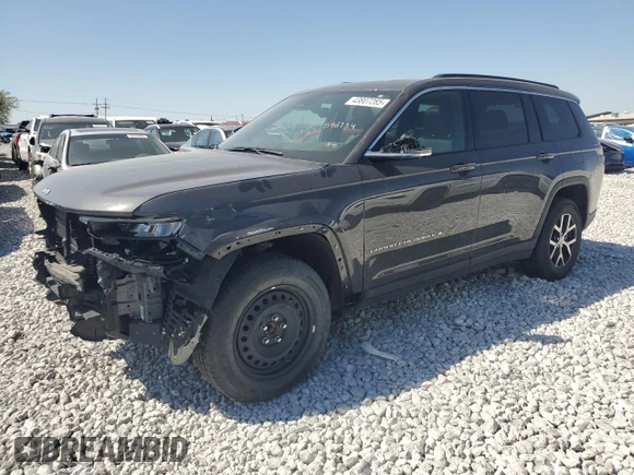 2024 Jeep Grand Cherokee Limited z VIN 1C4RJKBG8R8583734, wystawiony jako Copart lot #43807285 z przebiegiem 8 900 mil mil oraz Szkoda całkowita • Salvage title. Historia ofert i sprzedaży dostępna na DreamBid. Obrazek 1.
