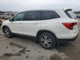 2017 Honda Pilot EX with VIN 5FNYF6H39HB079653, listed as a Copart auction lot 46905335 with 126,475 mi miles and Salvage Title. Bid and sale history available at DreamBid. Image 2.