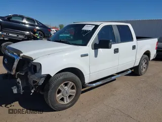 2007 Ford F-150 XLT with VIN 1FTPW12517KD34256, listed as a IAAI auction lot 41828504 with 163,516 mi miles. Bid and sale history available at carsss.com. Image 2.