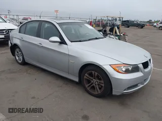 2008 BMW 3 Series 328i with VIN WBAVA33538P142046, listed as a IAAI auction lot 42110602 with 104,696 mi miles and . Bid and sale history available at DreamBid. Image 1.