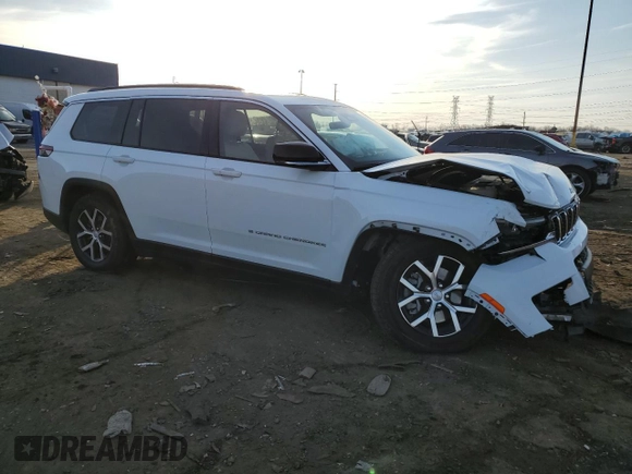 2025 Jeep Grand Cherokee Limited with VIN 1C4RJKBG4S8634961, listed as a Copart auction lot 49098965 with 231 mi miles and Salvage title. Bid and sale history available at DreamBid. Image 4.