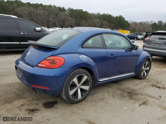 2012 Volkswagen Beetle 2.0T Turbo w/Sun/Sound with VIN 3VWV67AT1CM666305, listed as a Copart auction lot 44397525 with 80,523 mi miles and Clean Title. Bid and sale history available at carsss.com. Image 3.