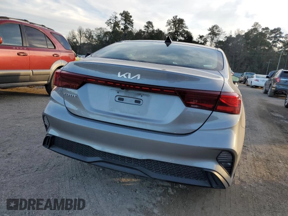 2023 Kia Forte LXS with VIN 3KPF24AD8PE553428, listed as a Copart auction lot 87224594 with Not Provided miles and Salvage Title. Bid and sale history available at carsss.com. Image 6.