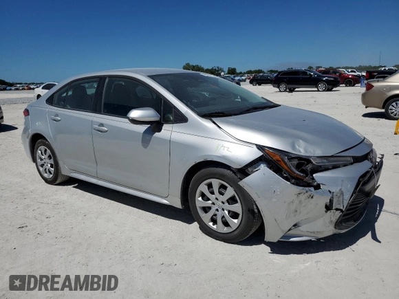 2023 Toyota Corolla LE with VIN 5YFB4MDE5PP057157, listed as a Copart auction lot 49301105 with 10,004 mi miles and Salvage Title. Bid and sale history available at carsss.com. Image 4.