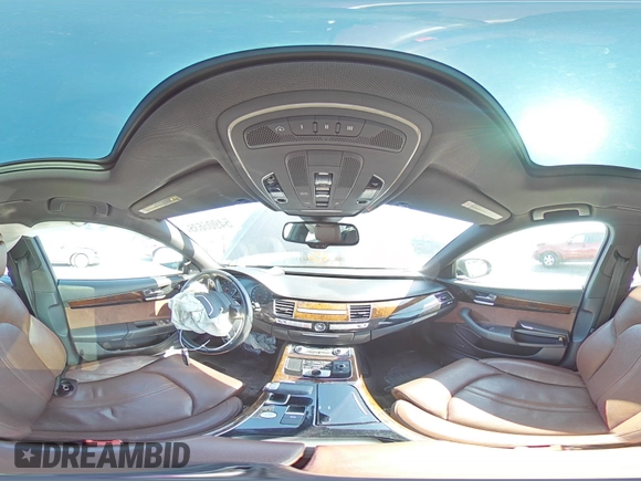 2015 Audi A8 3.0T with VIN WAU3GAFD2FN039318, listed as a Copart auction lot 54906635 with 146,767 mi miles and Salvage Title. Bid and sale history available at DreamBid. Image 14.