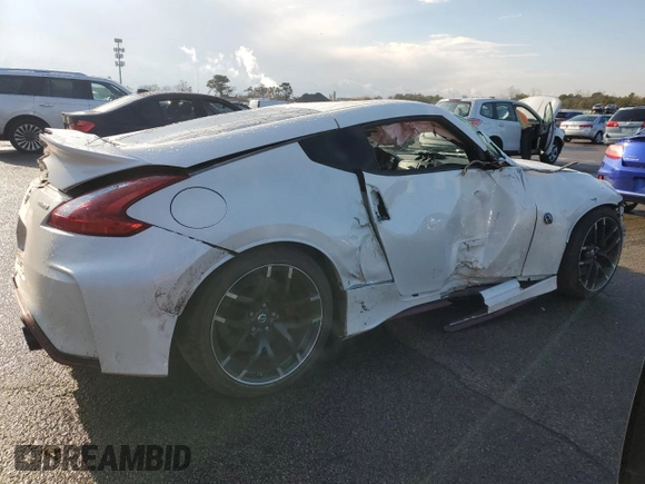 2015 Nissan 370Z with VIN JN1AZ4EH8FM441623, listed as a Copart auction lot 83181014 with 0 mi miles and Salvage Title. Bid and sale history available at carsss.com. Image 3.