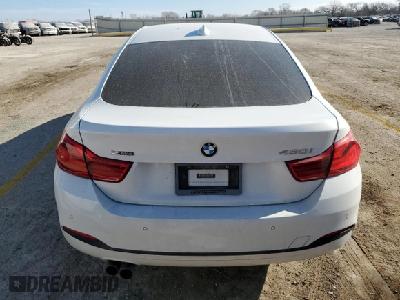 2018 BMW 4 Series 430i xDrive with VIN WBA4J3C57JBG96451, listed as a Copart auction lot 86612554 with 70,537 mi miles and Salvage Title. Bid and sale history available at carsss.com. Image 6.