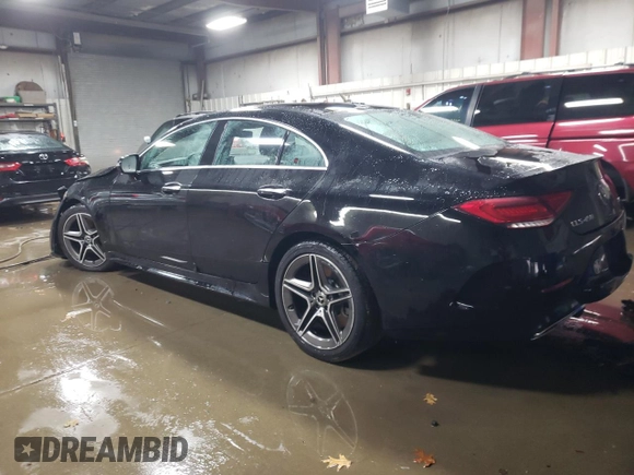 2019 Mercedes-Benz CLS with VIN WDD2J5KBXKA037156, listed as a Copart auction lot 85547174 with 65,009 mi miles and Salvage Title. Bid and sale history available at carsss.com. Image 2.