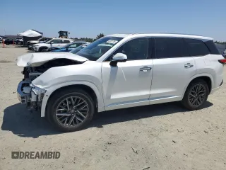 2024 Lexus TX 350 with VIN 5TDAAAB69RS014336, listed as a Copart auction lot 62881705 with 15,943 mi miles and Salvage title. Bid and sale history available at DreamBid. Image 1.
