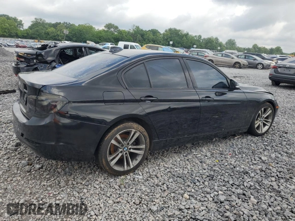 2014 BMW 3 Series 328i with VIN WBA3C1C50EK105938, listed as a Copart auction lot 57499235 with 147,083 mi miles and Salvage title. Bid and sale history available at DreamBid. Image 3.