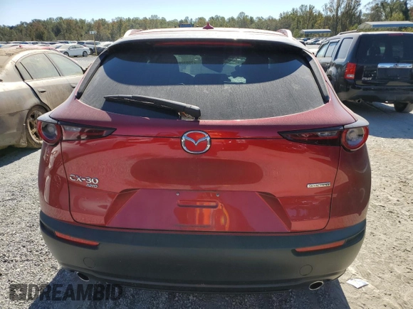 2024 Mazda CX-30 2.5 S Premium Package with VIN 3MVDMBDM2RM604835, listed as a Copart auction lot 75632694 with 6,398 mi miles and Salvage Title. Bid and sale history available at carsss.com. Image 6.