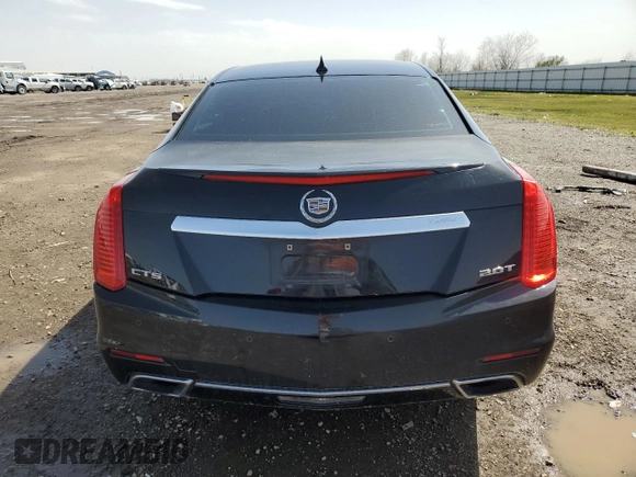 2014 Cadillac CTS Sedan RWD with VIN 1G6AP5SX1E0184009, listed as a Copart auction lot 47669475 with 125,314 mi miles and Salvage Title. Bid and sale history available at carsss.com. Image 6.