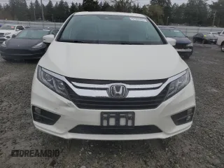 2018 Honda Odyssey EX-L with VIN 5FNRL6H75JB112153, listed as a Copart auction lot 51984465 with 156,082 mi miles and Salvage Title. Bid and sale history available at carsss.com. Image 5.