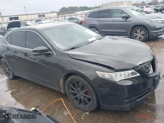 2015 Acura TLX V6 Tech with VIN 19UUB2F56FA008991, listed as a IAAI auction lot 41464023 with 119,818 mi miles. Bid and sale history available at carsss.com. Image 1.
