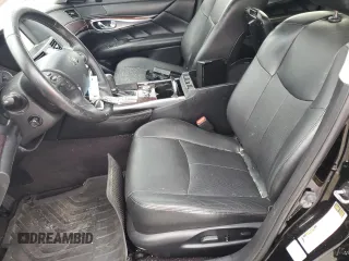 2017 Infiniti M37 with VIN JN1BY1AR0HM770663, listed as a Copart auction lot 54260265 with 126,965 mi miles and Salvage Title. Bid and sale history available at carsss.com. Image 7.