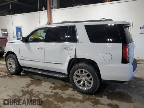 2020 GMC Yukon SLT with VIN 1GKS2BKC5LR274997, listed as a Copart auction lot 45880815 with 60,834 mi miles and Salvage Title. Bid and sale history available at carsss.com. Image 2.