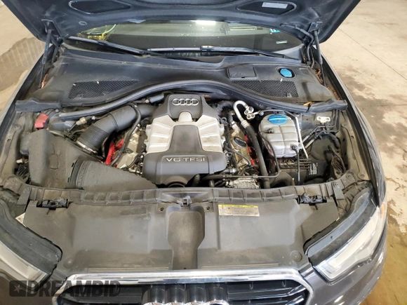 2012 Audi A6 Prestige with VIN WAUJGAFC3CN173832, listed as a Copart auction lot 59662555 with 161,019 mi miles and Salvage title. Bid and sale history available at DreamBid. Image 11.