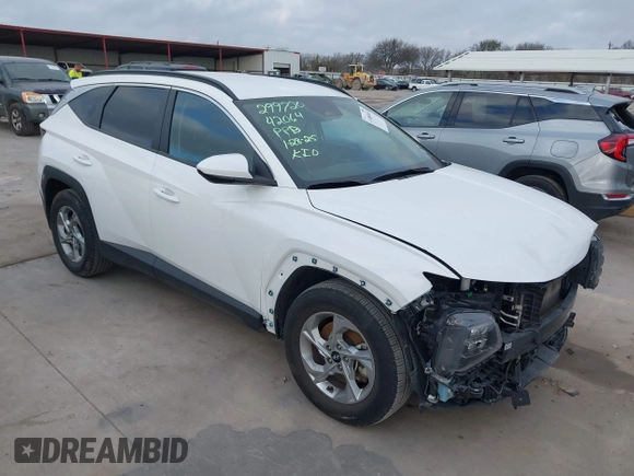 2024 Hyundai Tucson SEL with VIN 5NMJB3DE1RH311620, listed as a IAAI auction lot 41486965 with 33,988 mi miles and . Bid and sale history available at DreamBid. Image 1.