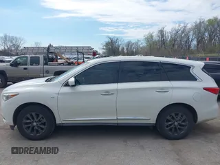 2014 Infiniti QX60 with VIN 5N1AL0MM3EC509798, listed as a IAAI auction lot 41887534 with 120,999 mi miles and . Bid and sale history available at DreamBid. Image 14.