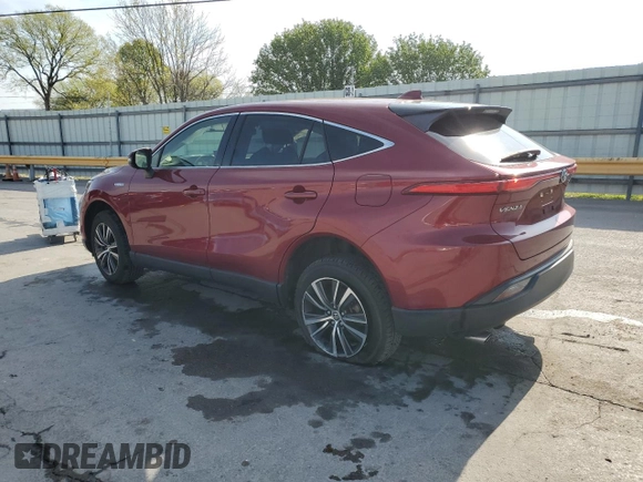2021 Toyota Venza LE with VIN JTEAAAAH8MJ007902, listed as a Copart auction lot 52990125 with 55,100 mi miles and Salvage Title. Bid and sale history available at carsss.com. Image 2.