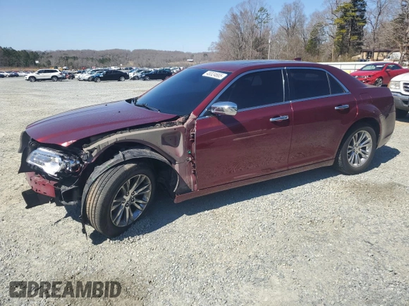 2016 Chrysler 300 with VIN 2C3CCAEG8GH328597, listed as a Copart auction lot 48324665 with 152,486 mi miles and Salvage Title. Bid and sale history available at carsss.com. Image 1.