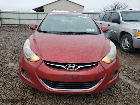 2011 Hyundai Elantra Ltd with VIN KMHDH4AE1BU146653, listed as a Copart auction lot 52102595 with 145,947 mi miles and Salvage Title. Bid and sale history available at carsss.com. Image 5.